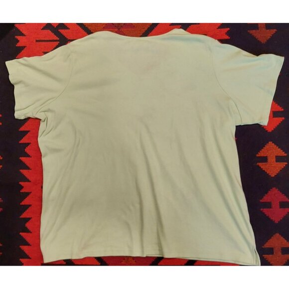 Quacker Factory Women's Plus Size Mint Green Top with Starburst Bling Neck.3X - Picture 4 of 8